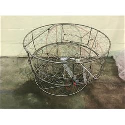 2 STAINLESS STEEL CRAB TRAPS