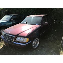 1998 MERCEDES C230, RED, 4DRSD, GAS, AUTOMATIC, VIN#WDBHA23G9WF705274, 198,775KMS,