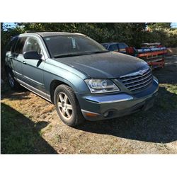 2006 CHRYSLER PACIFICA TOURING, GREEN, 4DRSW, GAS, AUTOMATIC, VIN#2A4GM68416R874640, 219,304KMS