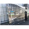 Image 2 : NEW GREATBEAR 14' BI-PARTING WROUGHT IRON GATE WITH DEER ARTWORK IN CENTER
