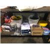 Image 2 : ASSORTED CANNING JARS, SEAT COVERS, NITRILE GLOVES, DRESS SHIRTS, & MORE