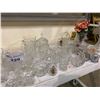 Image 2 : LARGE SHELF LOT OF CRYSTAL