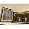 Image 2 : SHELF LOT OF MISC. PICTURES, PAINTINGS AND PRINTS