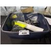 Image 1 : BIN OF ASSORTED AUDIO EQUIPMENT/HEADPHONES