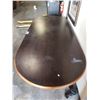 Image 2 : LARGE BRAZILIAN WALNUT BOARDROOM TABLE 8'X3'