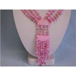 1013 Dyed Shell and Dyed Mother of Pearl Necklace