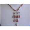 Image 1 : 1043 Silver Necklace with Colored Gems