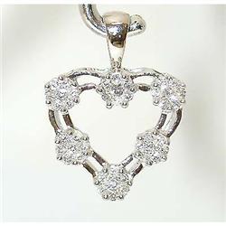 4837 14KW Gold Diamond Pendant