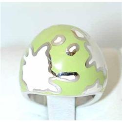 1171 MENEGATTI Silver/ Enamel Ring
