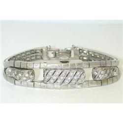 1184 ANTIQUE EILA 14KW Gold Diamonds Watch