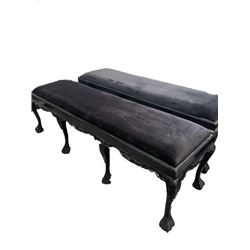 Ornate 8 Legged Bench (Set of 2)