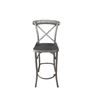 Image 1 : Metal Bar Stools (Set of 4)