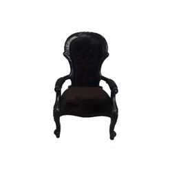 Black Ornate Chair (Set of 2)