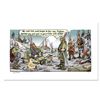 Image 1 : Bizarro! "Viking Horns" Numbered Limited Edition Hand Signed by creator Dan Piraro; Letter of Authen