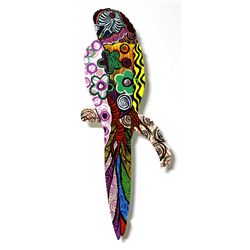 Patricia Govezensky- Original Painting on Laser Cut Steel "Moment of Peace XVIII"