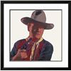 Image 1 : Andy Warhol "Cowboys & Indians: John Wayne, 1986" Custom Framed