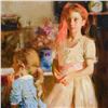 Image 2 : Pino (1939-2010), "Best Friends" Artist Embellished Limited Edition on Canvas (32" x 40"), AP Number