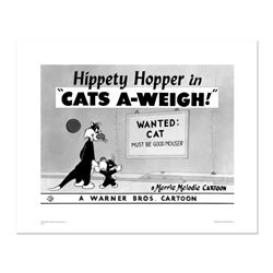 "Cats-A-Weigh (Wanted Cat)" Numbered Limited Edition Giclee from Warner Bros. with Certificate of Au