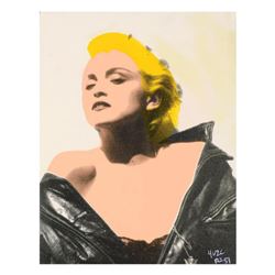 Ringo Daniel Funes, (Protege of Andy Warhol's Apprentice, Steve Kaufman), "Madonna in Leather" One-o