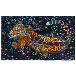 Vera V. Goncharenko- Original Giclee on Canvas "Strong Tiger"