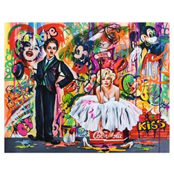 Nastya Rovenskaya- Mixed Media "Kiss"