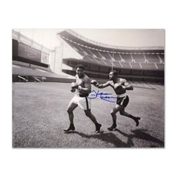 Must-Have Signed Sports Photo. "Ken Norton and Ali, Yankee Stadium" Hand-Autographed by Ken Norton (