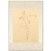 Image 1 : Edna Hibel (1917-2014), "Pirouette" Limited Edition Lithograph, Numbered and Hand Signed with Certif