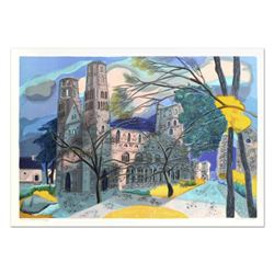 Georges Lambert (1919-1998), "Jumieges" Limited Edition Lithograph, Numbered and Hand Signed.