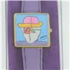 Image 2 : Vintage Peter Max "Face" Watch with Original Packaging and Paperwork.
