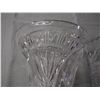 Image 4 : 2X THE MONEY - Fancy Etched Clear Glass Vases