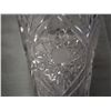 Image 7 : 2X THE MONEY - Fancy Etched Clear Glass Vases