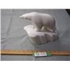 Image 3 : Very Heavy Polar Bear Figurine Artist David Riome (Could Be Soap Stone or Marble... Unsure)