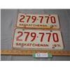 Image 1 : Pair of 1971 SK License Plates