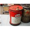 Image 2 : 3 5Gal Vintage Oil Pails - Mobil Oil, Esso and Esso Marvel Lube