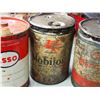 Image 3 : 3 5Gal Vintage Oil Pails - Mobil Oil, Esso and Esso Marvel Lube