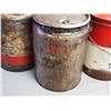 Image 6 : 3 5Gal Vintage Oil Pails - Mobil Oil, Esso and Esso Marvel Lube