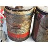 Image 7 : 3 5Gal Vintage Oil Pails - Mobil Oil, Esso and Esso Marvel Lube