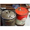 Image 9 : 3 5Gal Vintage Oil Pails - Mobil Oil, Esso and Esso Marvel Lube
