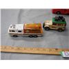 Image 4 : 3 Vintage Kids Toys (Matchbox Fire Truck, Racing Car Transport and Jeep)