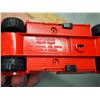 Image 6 : 3 Vintage Kids Toys (Matchbox Fire Truck, Racing Car Transport and Jeep)