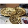 Image 4 : Brass Wall Hanging Decorative Plates, Dishes, Pilsner Lite Advertising Piece and Misc