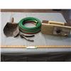 Image 1 : Vintage Sony Radio, Water Hose, Vintage Scoop and Vintage Hand Tool
