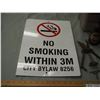Image 2 : No Smoking Sign, Vintage Hand Tools, Plastic Tote and Vintage Bottles