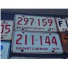 Image 3 : 11 Vintage SK License Plates 1939, 1954, 1957, 1971, 1972, 1973, and 1976
