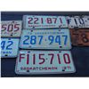 Image 6 : 11 Vintage SK License Plates 1939, 1954, 1957, 1971, 1972, 1973, and 1976