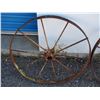 Image 2 : 2X THE MONEY - Pair of Steel Wheels 27" Diameter