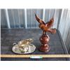 Image 1 : Wooden Ornament and Gravy Boat