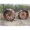 Image 1 : 2X THE MONEY - Steel Wheels for John Deere AR From Roughly 1946-1953 LOCATED IN HEPBURN