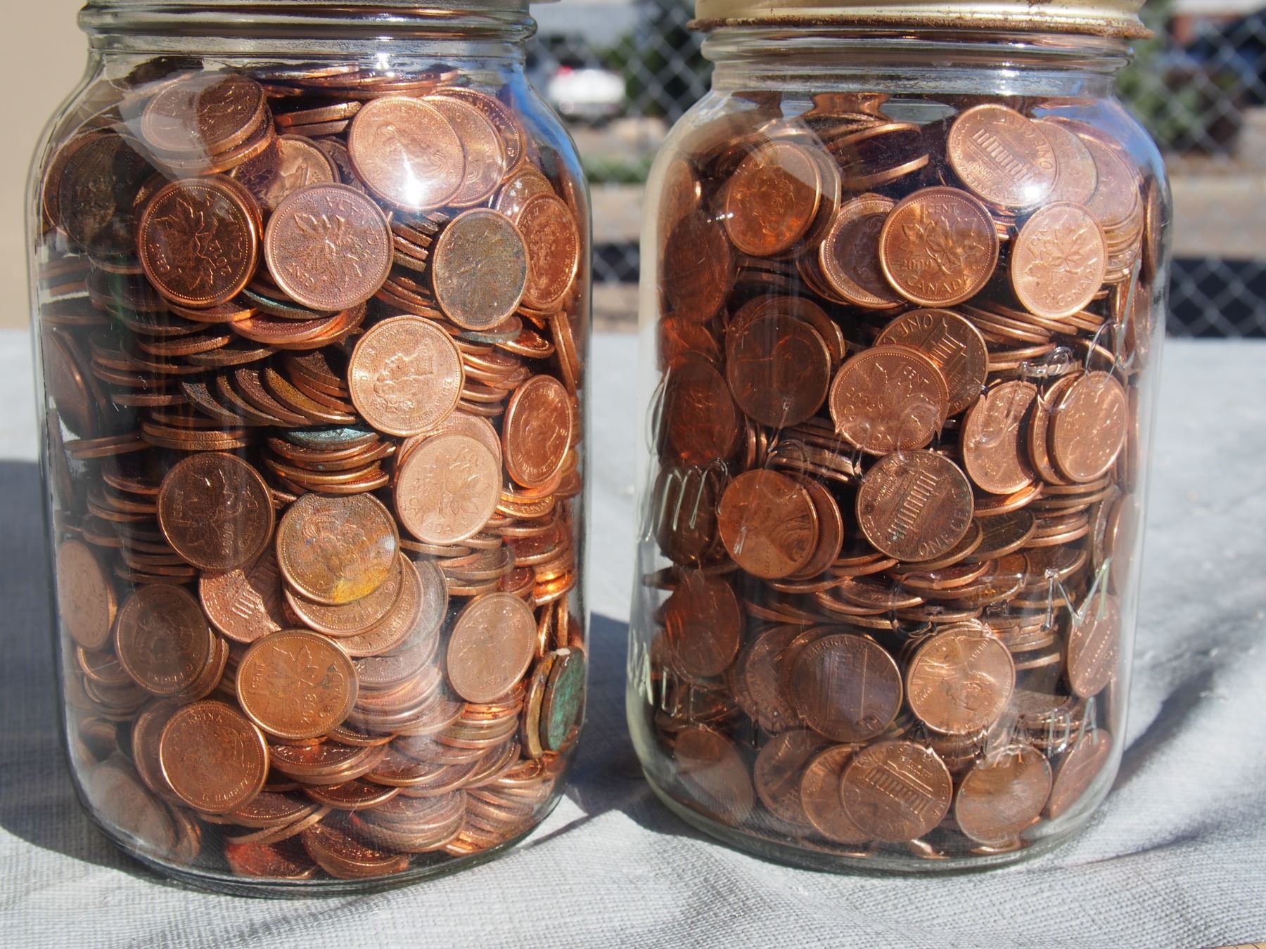 2X THE MONEY - Jars of Pennies