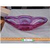 Image 2 : Purple Glass Dish 16" L